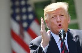 American President Donald Trump hits Deutsche Bank