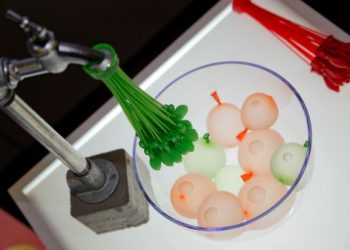 Four Year Water Balloon Fight