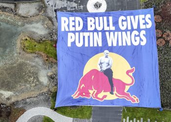 RED BULL GIVES PUTIN WINGS