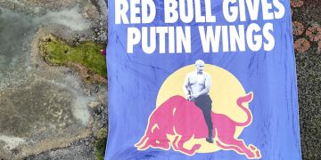 RED BULL GIVES PUTIN WINGS